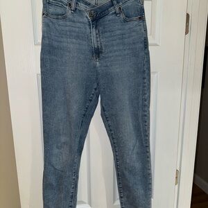 Abercrombie & Fitch High Rise Blue Jeans